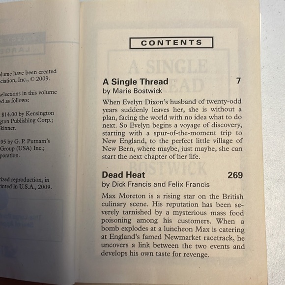 📚2/$6  Reader’s Digest 2 Books in 1: LARGE PRINT EDITION - Picture 7 of 13